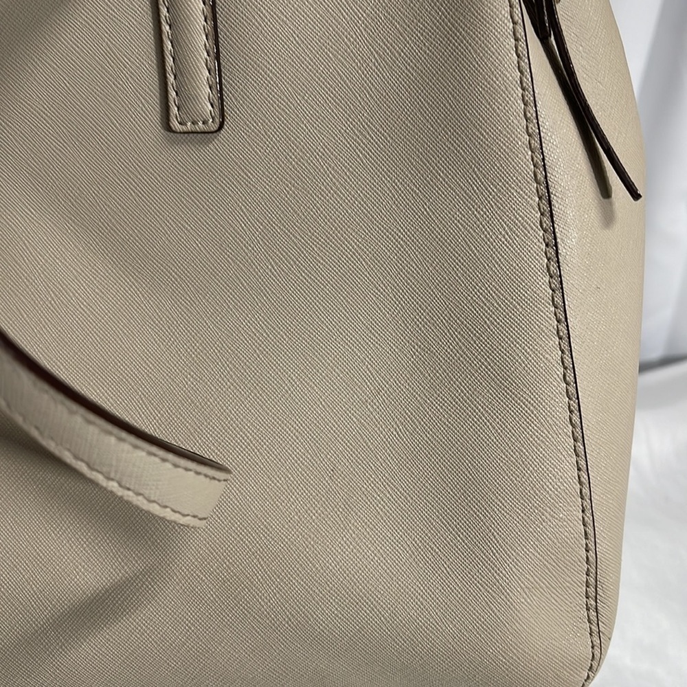 Kate Spade Leather Handbag Color Gray/Taupe - Picture 11 of 16